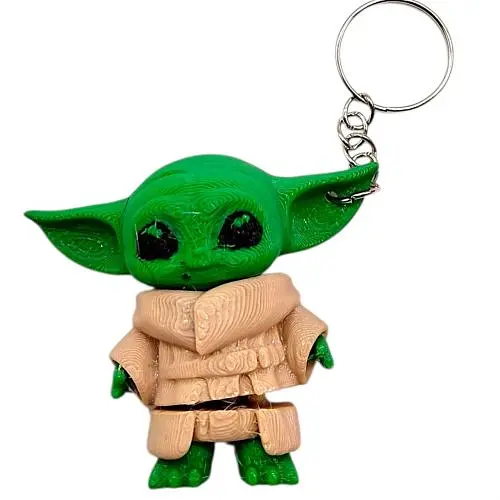 Брелоки 3D "HERO BABY YODA Star Wars / Йода Маленький Зоряні війни" Keychain 3D-друк