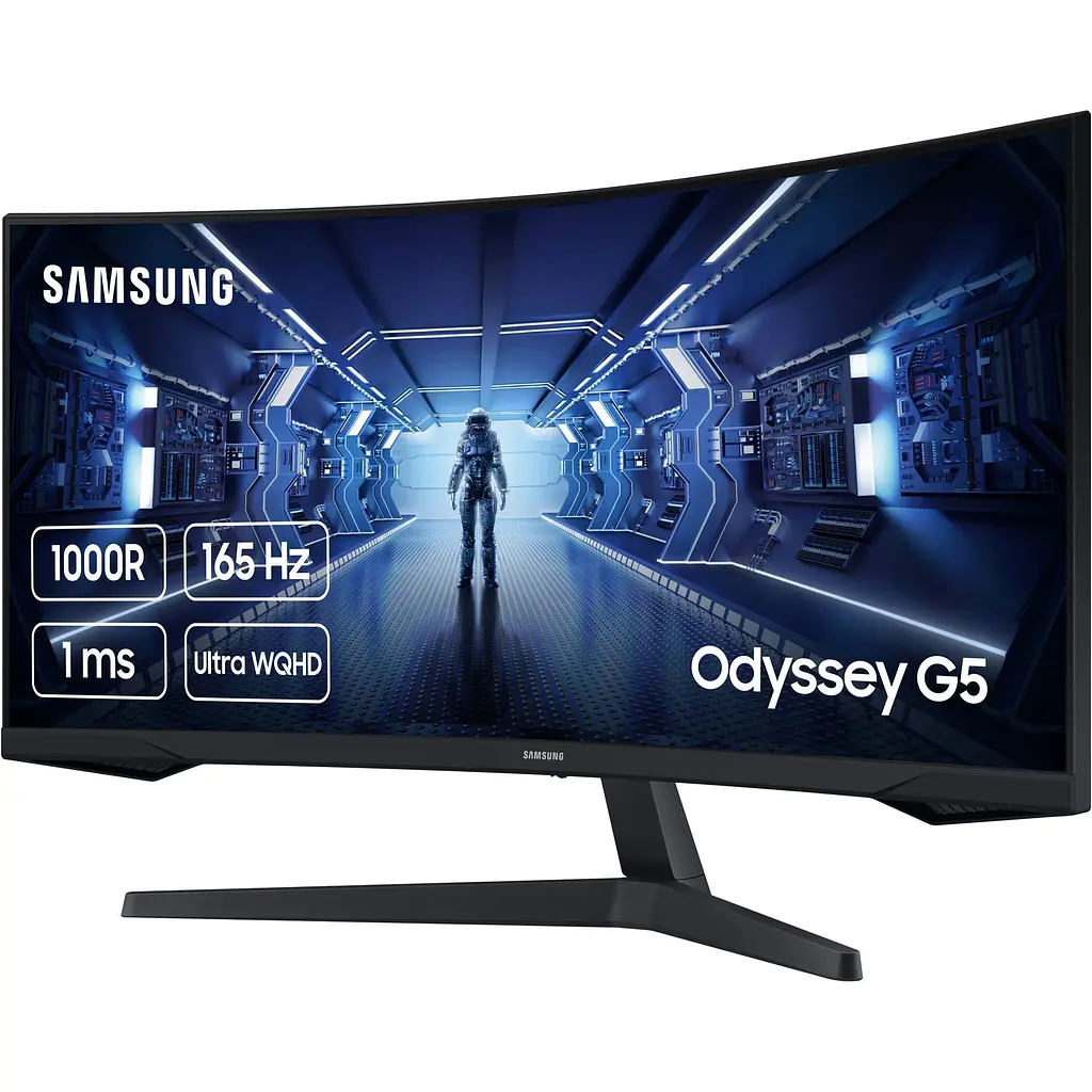 Монітор Samsung 34` Odyssey G5 LC34G55T (LC34G55TWWIXUA) [158409] - фото 2
