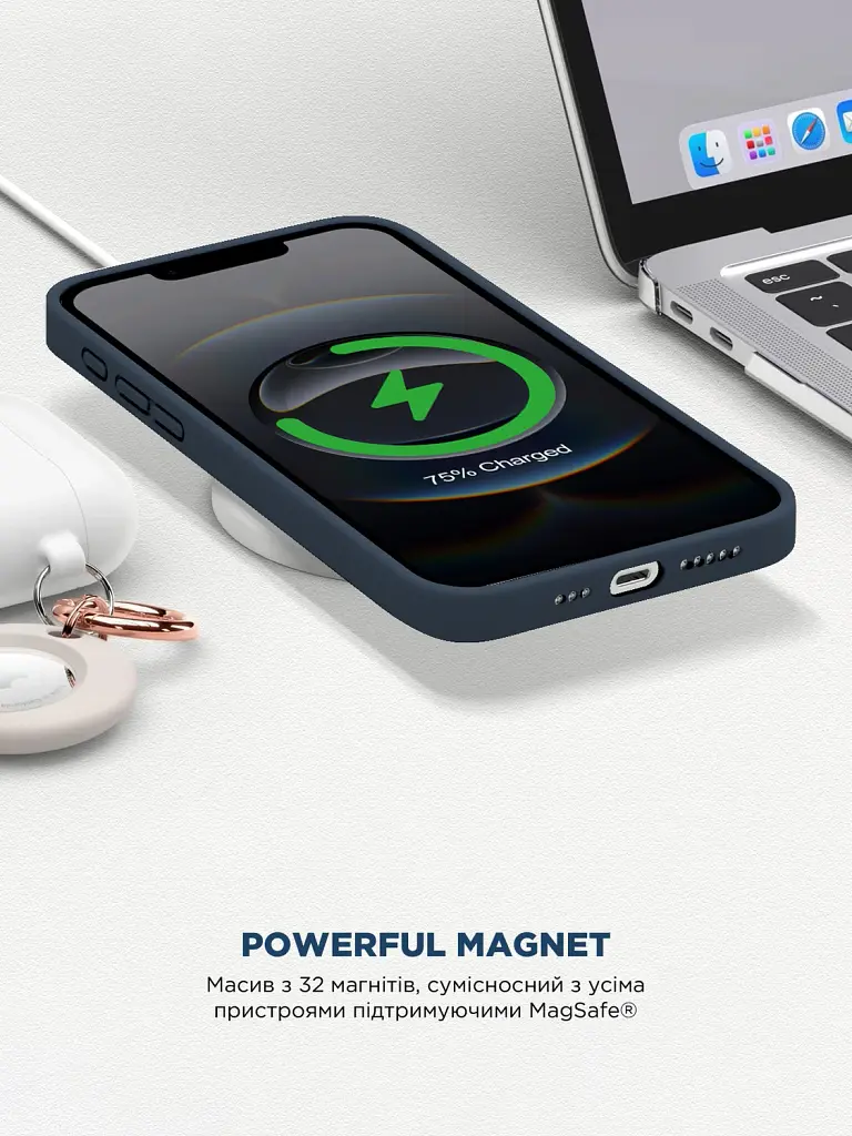 Чохол ArmorStandart ICON2 MagSafe для Apple iPhone 17e / 16e Midnight Blue - фото 8