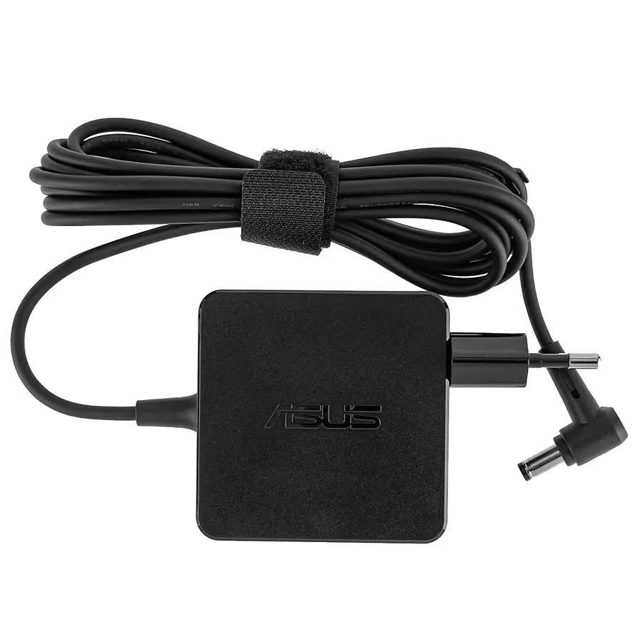 Блок живлення для ноутбука Asus 19V, 2.37A, 45W, 5.5x2.5мм, квадратний корпус (комплект: адаптер + перехідник) - фото 3
