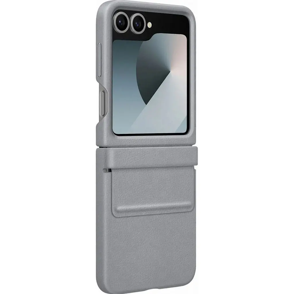 Чохол Epik Leather Case для Samsung Galaxy Flip6 Gray AAA [113351] - фото 2