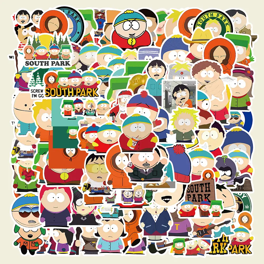 Стікерпак Південний Парк Набір наклейок GeekLand South Park 100 штук - фото 2