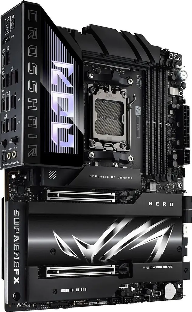 Материнська плата ASUS ROG CROSSHAIR X870E HERO (ROG CROSSHAIR X870E HERO) (Socket AM5, AMD X870E, ATX) - фото 3