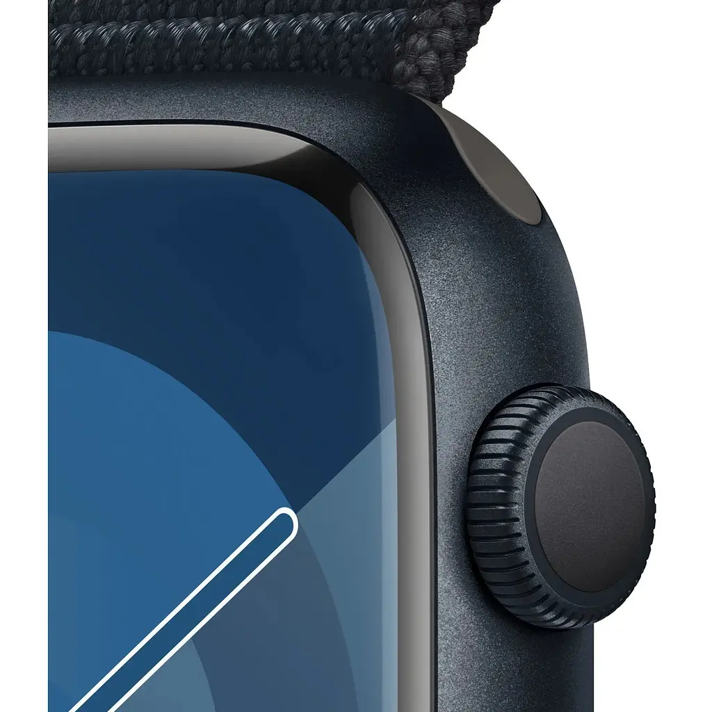 Apple Watch Series 9 GPS 45mm Midnight Aluminium with Midnight Sport Loop MR9C3 - фото 3
