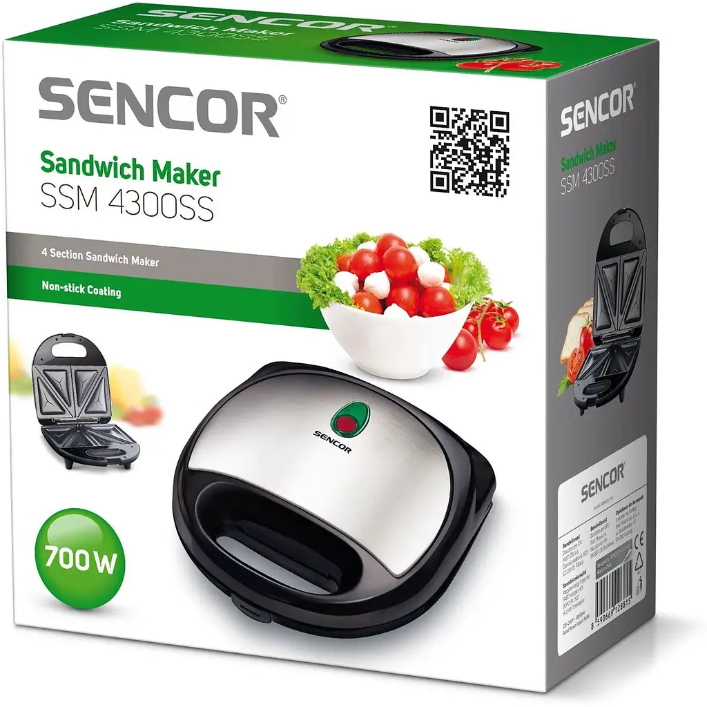 Бутербродниця Sencor SSM 4300 SS (SSM4300SS) [66418] - фото 4