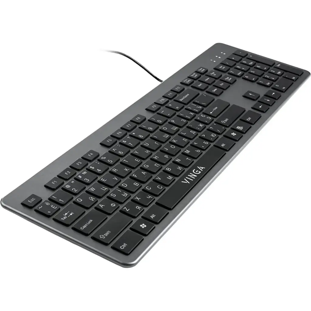 Клавиатура Vinga KB735 Black/Grey [128780] - фото 3