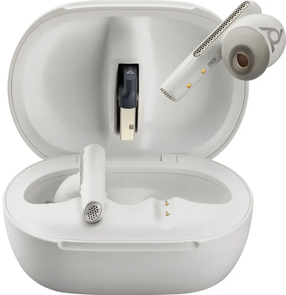 Навушники TWS Poly Voyager Free 60+ Earbuds + BT700A + TSCHC Білий - фото 2