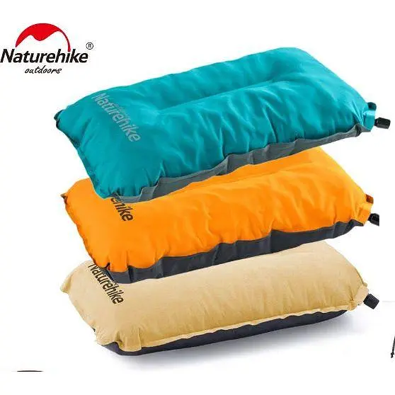 Подушка самонадувна Naturehike Sponge automatic NH17A001-L, жовта - фото 4