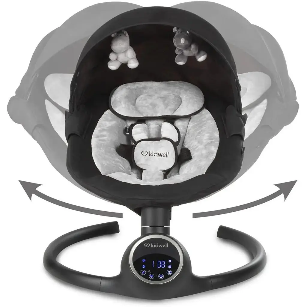 Заколисуючий центр Kidwell Reve Black/Silver - фото 2