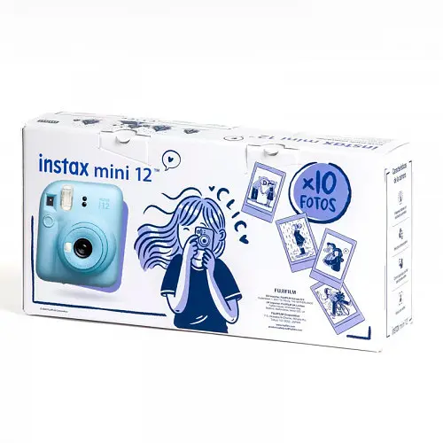 Фотокамера миттєвого друку Fujifilm Instax Mini 12 Pastel Blue (16806092) блакитна - фото 7