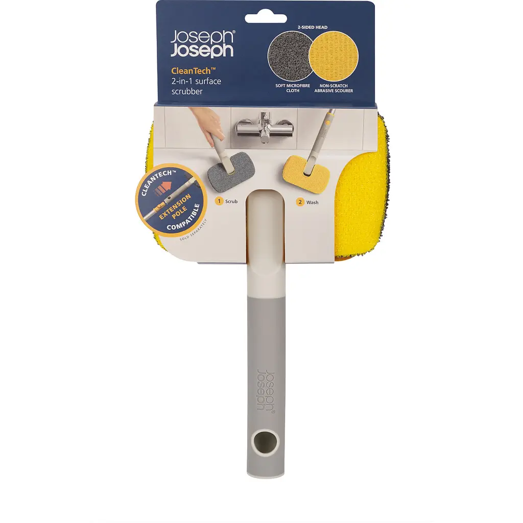 Щітка з насадкою для миття поверхонь Joseph Joseph Core 18.5x17x3.5 см (6500012) - фото 8