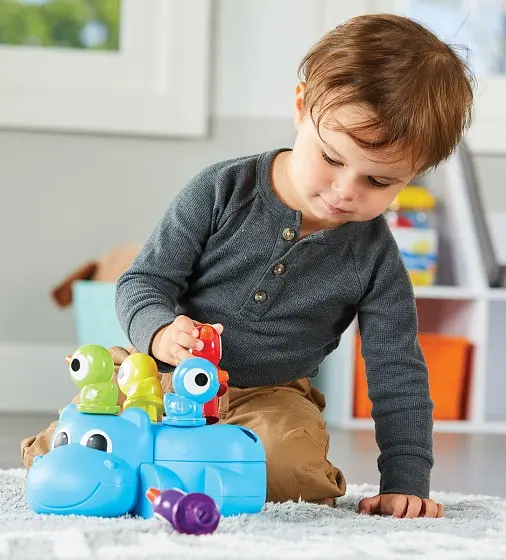 Обучающий игровой набор-сортер Learning Resources Умный бегемот Хьюи (LER9108) - фото 6