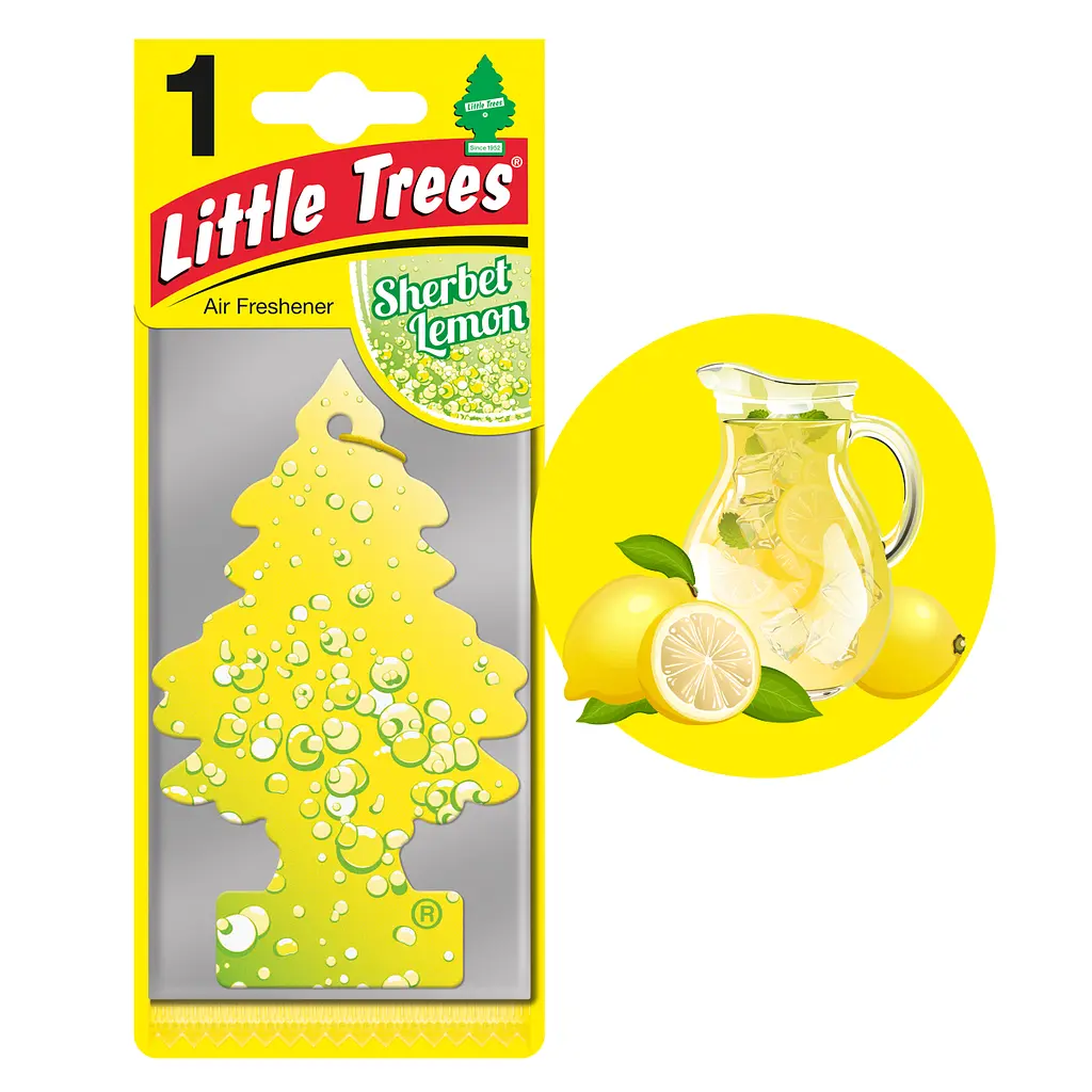 Ароматизатор повітря Little Trees Ялинка Щербет лимон (78034) - фото 2