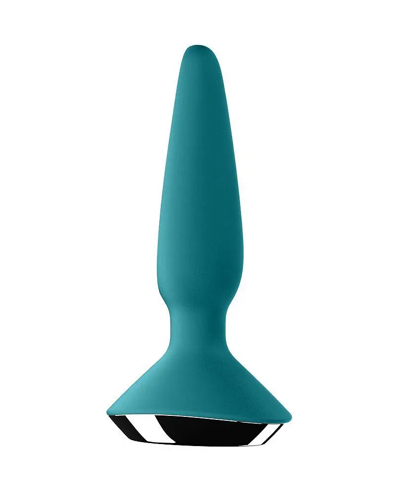 Анальна смарт-вібропробка Satisfyer Plug-ilicious 1, Зелений - фото 3