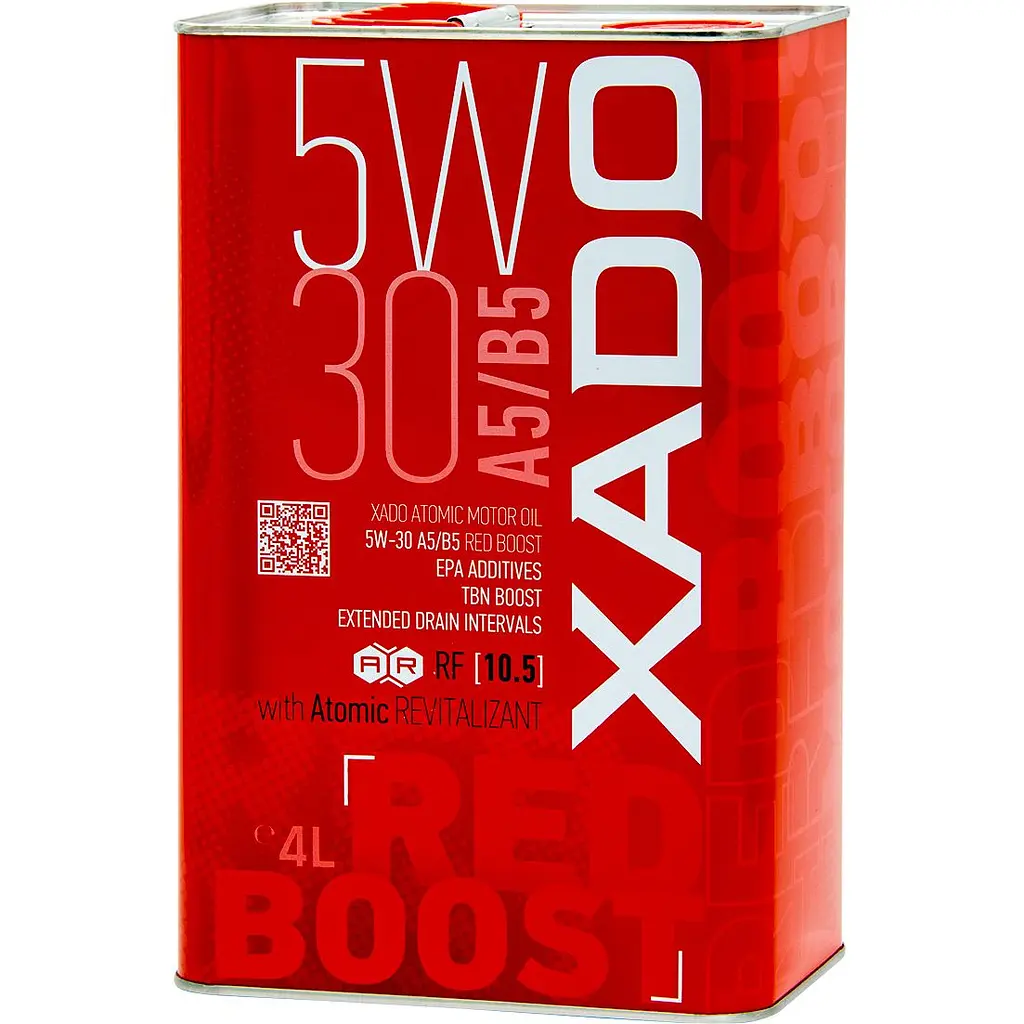 Моторна олива XADO 5W-30 A5/B5 Red Boost синтетична 4 л - фото 2