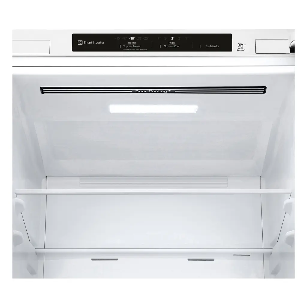 Холодильник LG 186x60х68 холодильное отделение 234 л морозильное отделение 107 л 2 дверь А+ NF белый (GC-B459SQCL) - фото 9