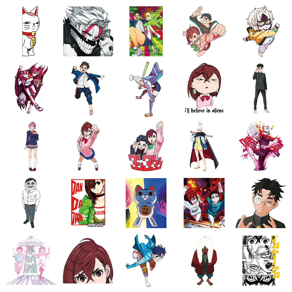 Стікерпак Дандадан Набір наклейок GeekLand Dandadan 50 штук - фото 4