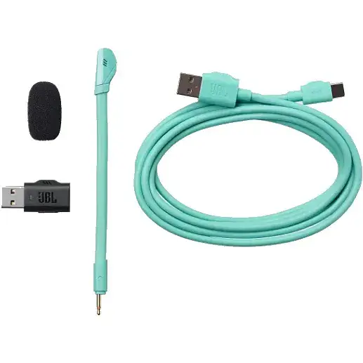 Гарнітура JBL Quantum 360 Wireless Cyan (JBLQTUM360CYN) (7023989) - фото 7