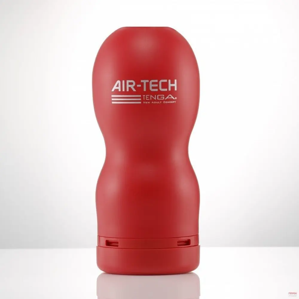 Мастурбатор Tenga Air-Tech Regular з аеростимуляцією і всмоктуючим ефектом, 15.5х6.9 (червоний) - фото 3