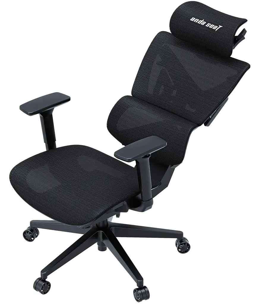 Ігрове крісло Anda Seat X-Air Mega Size XL Mesh Space Black (AD-WY-01-BBB) - фото 3