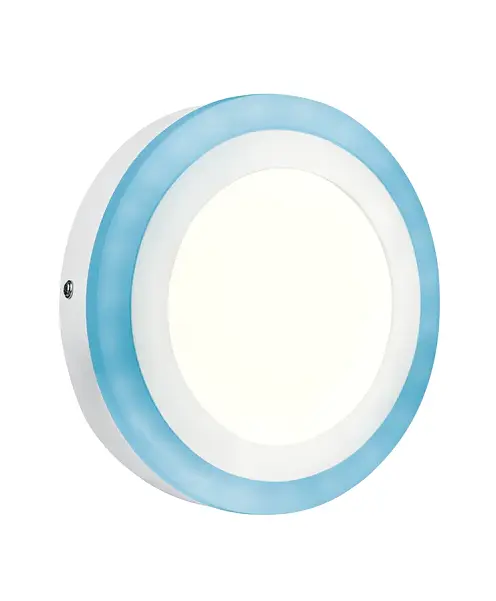 Настінний світильник з пультом LED COLOR+ RGBW 19 ВТ / 3000 K круглий - фото 2