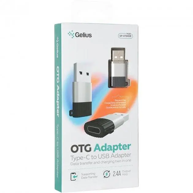 Переходник OTG Gelius Adapter Type-C to USB GP-OTG008 - фото 4