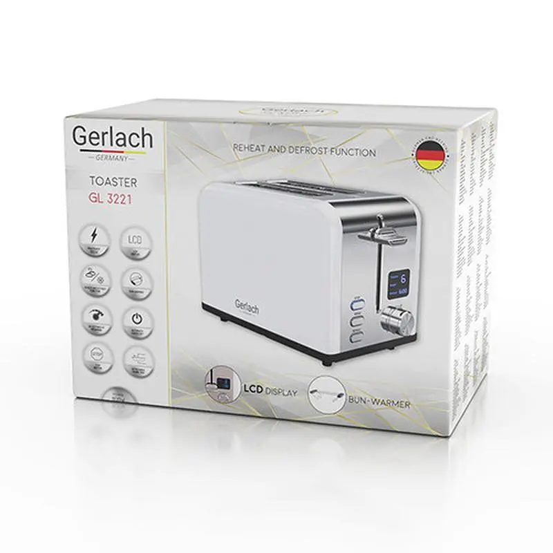 Тостер Gerlach GL 3221 white - фото 10