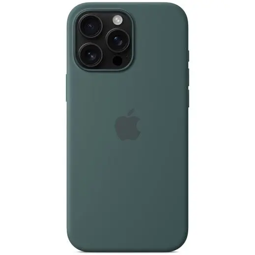 Силиконовый чехол CasePro Silicone Case with MagSafe Lake Green для iPhone 16 Pro Max - фото 3