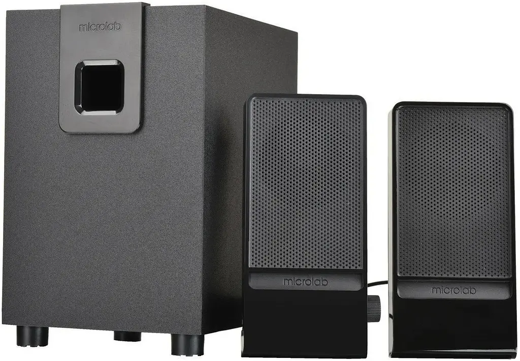 Акустична система 2.1 Microlab M-100, 10Вт., чорна - фото 2