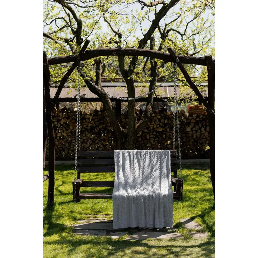 Плед Прованс Kosa Свет серый (8290) 140 х 180 см (045479) - фото 10