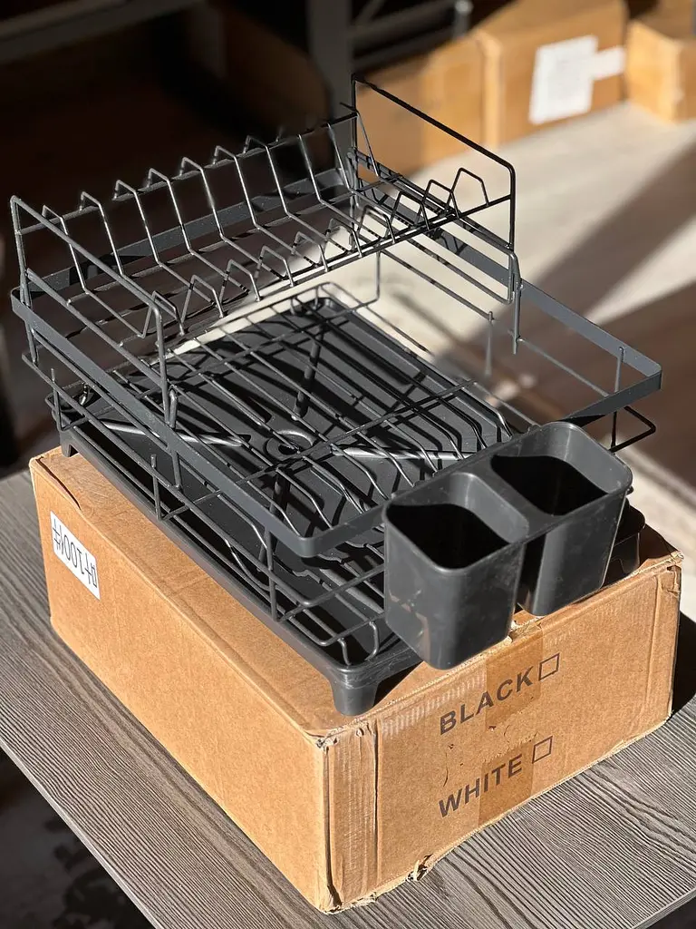 Сушарка для посуду органайзер kitchenware AND-1 - фото 4