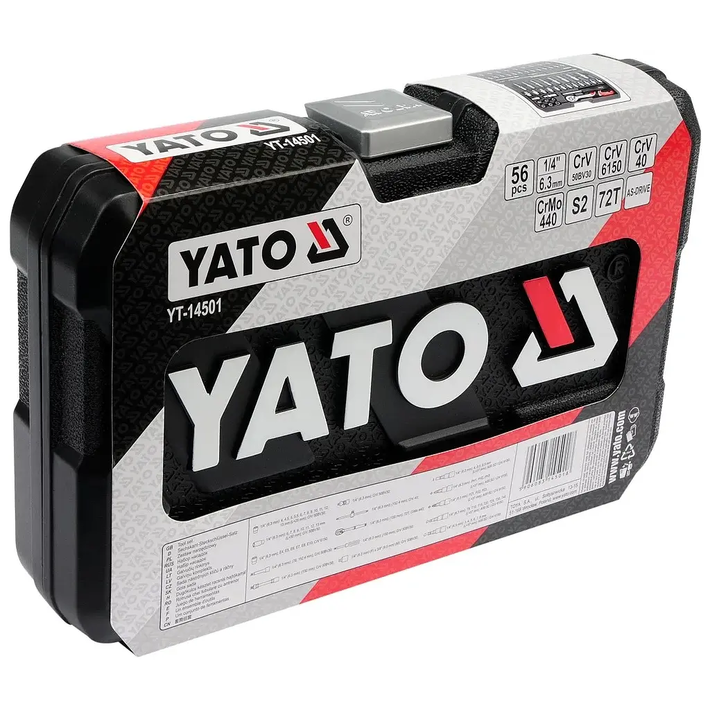 Набір інструментів Yato YT-14501 - фото 4