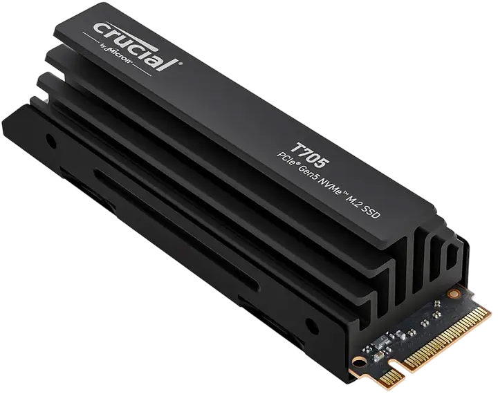 SSD M.2 накопитель Crucial T705 4TB with heatsink (CT4000T705SSD5) Б/У - фото 2