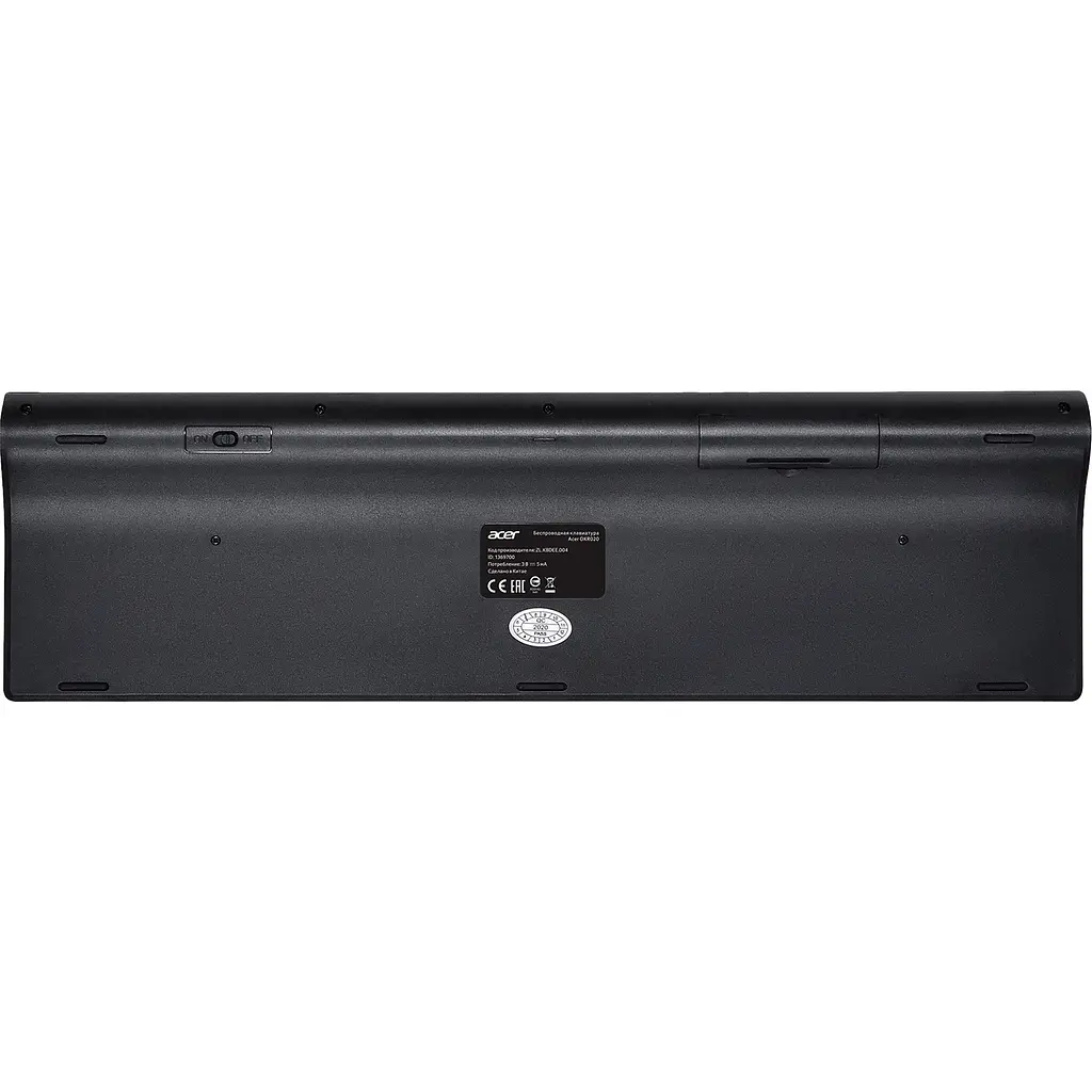 Клавіатура Acer OKR020 Wireless Black (ZL.KBDEE.011) [105178] - фото 5