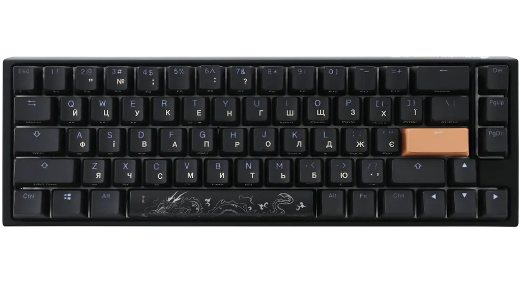 Клавіатура Ducky One 3 SF Cherry MX Red UA RGB Black (DKON2167ST-RUAPXCLAWSC1) - фото 2