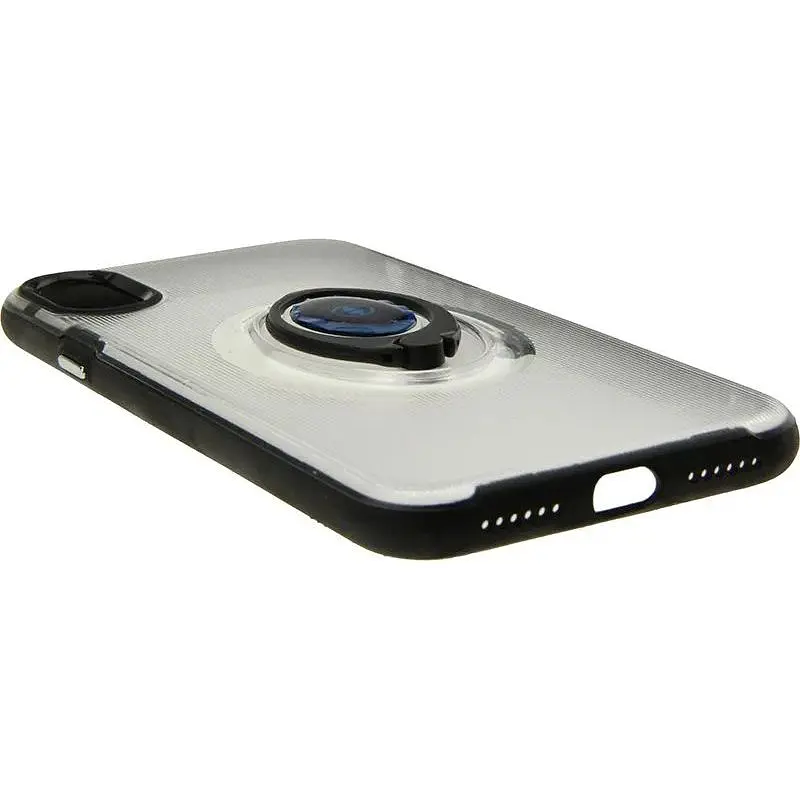 Бампер Shengo SG185 Soft TPU+PC 5 Papers inside Kickstand Cover IPhone X Mix - фото 3