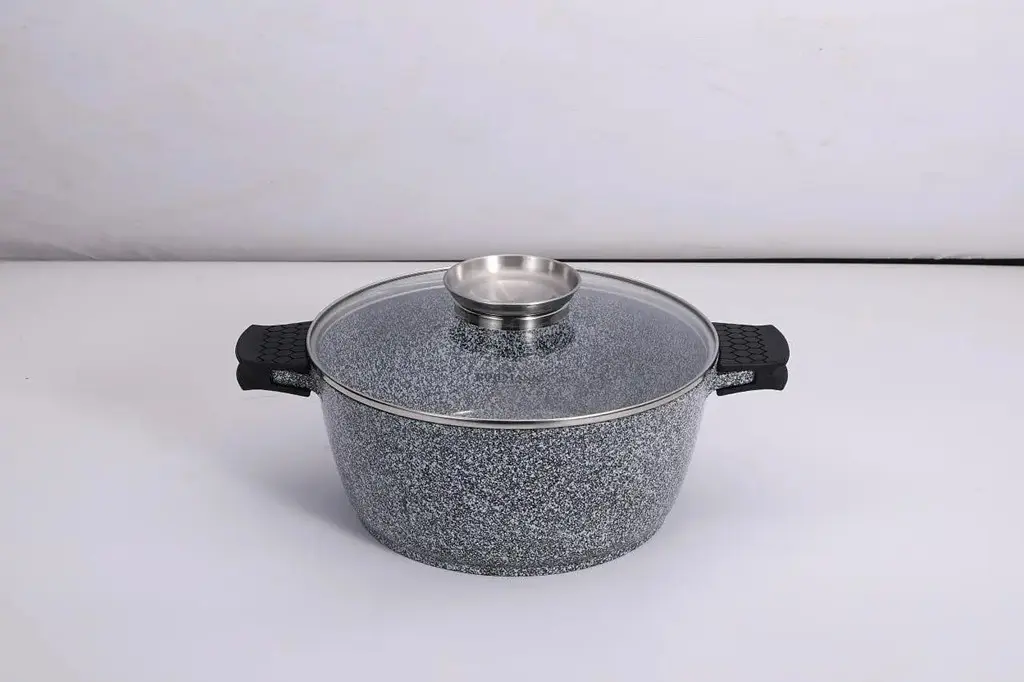 Каструля з кришкою Bohmann BH-7450-20CRM 20 см 2.2 л сіра - фото 6