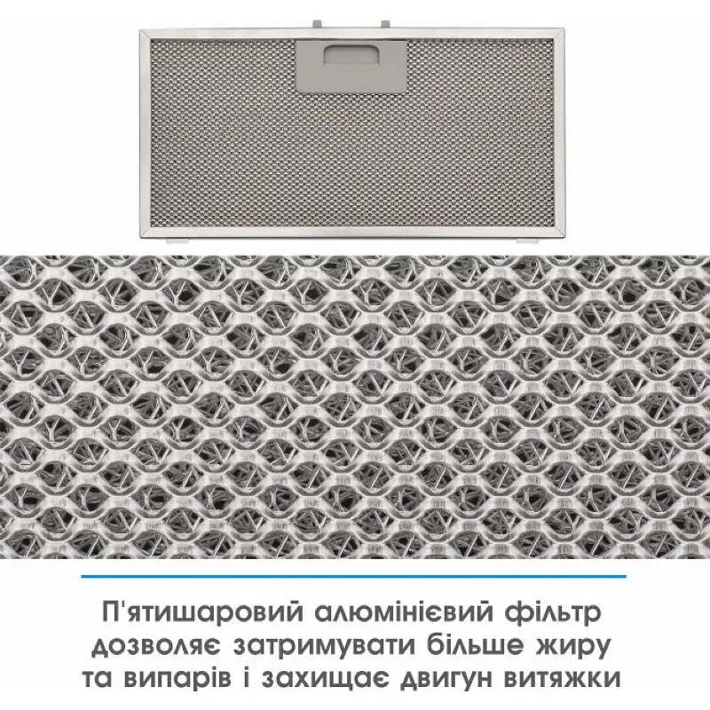 Витяжка ELEYUS GEMINI 1200 LED 52 WH - фото 3