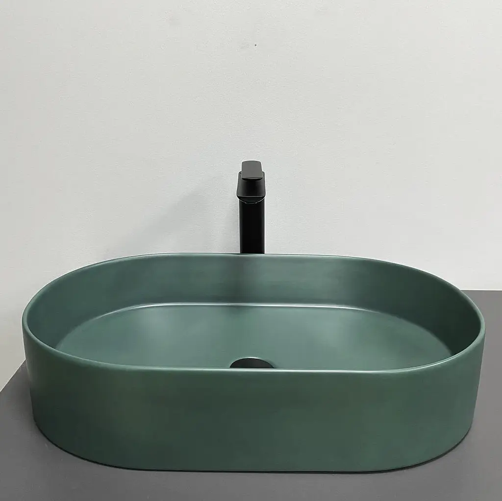 Умивальник VBI Verona 60 emerald matt накладний VBI-011327, Зелений матовий - фото 2