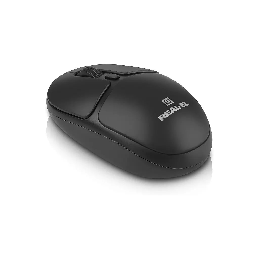Мишка REAL-EL RM-335W Wireless Black (EL123200055) - фото 4