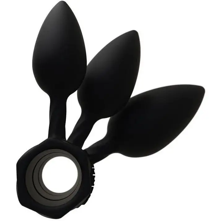Набор анальных пробок Bathmate Anal Training Plugs диаметр 2.5 см 3.1 см 3.8 см - фото 2