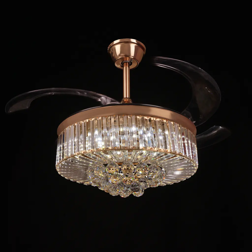 Люстра Brille вентилятор з пультом LED 36W WW RM G (BCL-699S/1) - фото 5