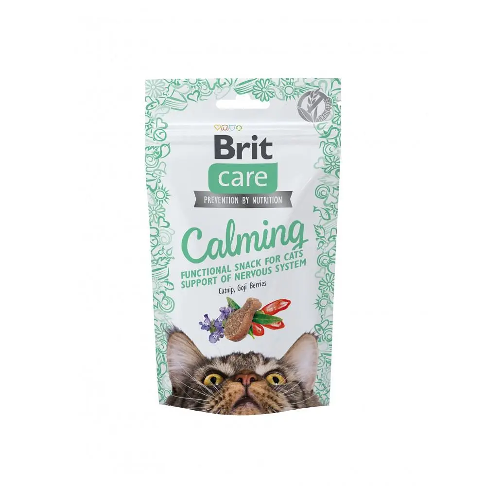 Функціональне ласощі для котів Brit Care Cat Snack Calming з куркою, 50 г - фото 5
