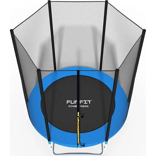 Батут Funfit 6ft (183см) синій з зовнішньою сіткою - фото 3