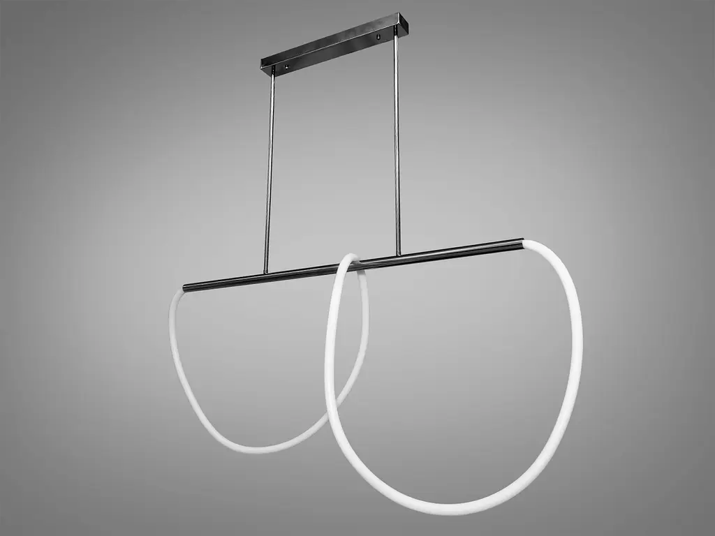 Лед люстра нова в дитячу з серії "Роуплайт", 32W, чорний хром - фото 2