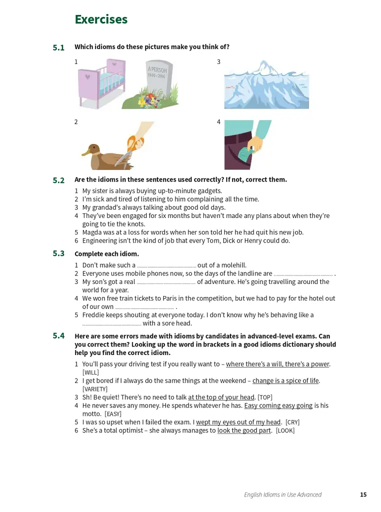English Idioms in Use 2nd Edition. Advanced - фото 12
