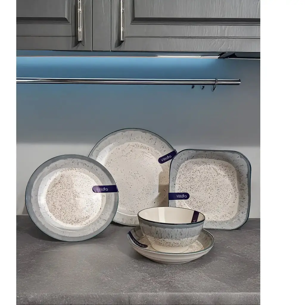 Тарілка десертна Vittora Артеміда VT-P-1203AR 20.3 см (147162)  - фото 4