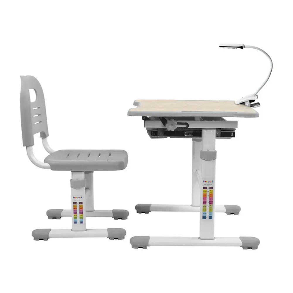 Парта та стільчик для дитини Piccolino Grey FunDesk - фото 2
