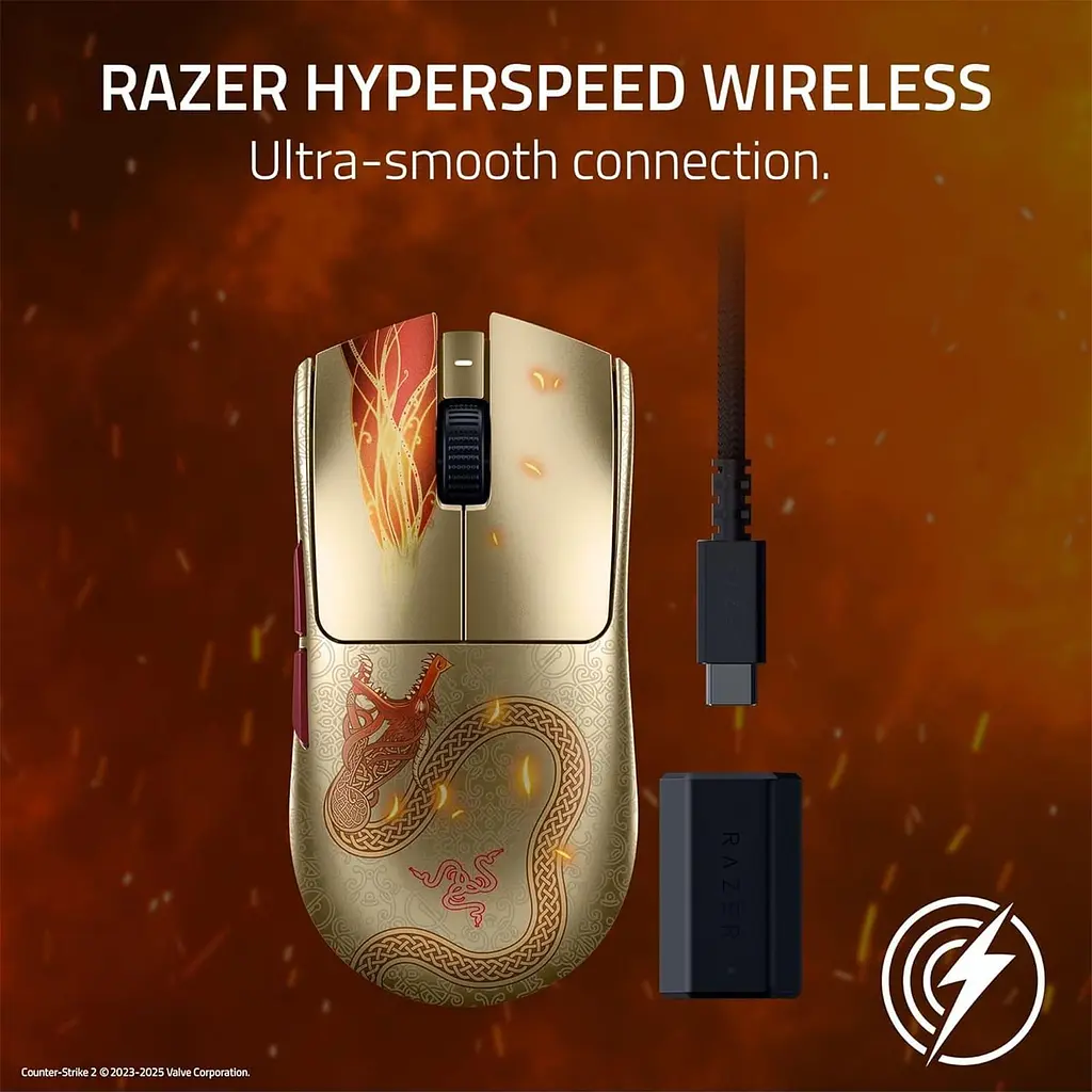Миша Razer Viper V3 Pro Wireless Counter-Strike 2 Edition (RZ01-05120800-R3M1) - фото 7