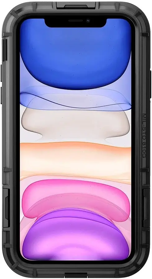 Чохол протиударний з кліпсою Pelican Shield Kevlar для iPhone 11 (6.1") Black - фото 3